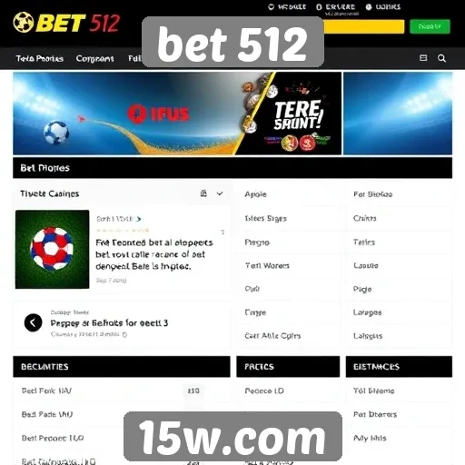Características principais do site bet 512